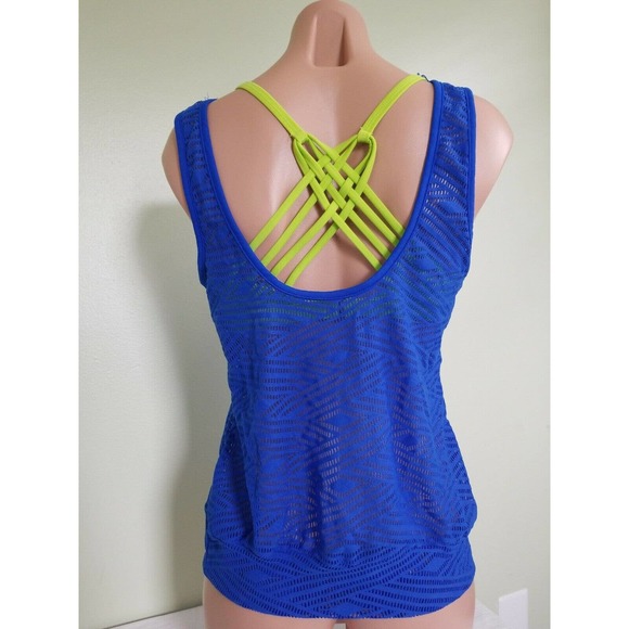 Blue and Yellow Women's Bikini Set - Picture 3 of 5